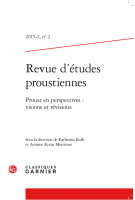 Revue d'etudes proustiennes