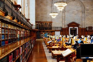 picture of a library for Center of Excellence